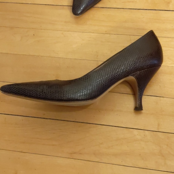 LAST CHANCE Brown lizard Salvatore Ferragamo pumps - Picture 4 of 8